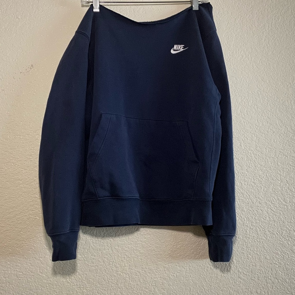 Nike Navy Blue Hoodie #Nike #streetwear